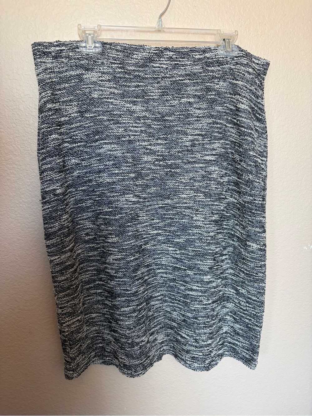 Daniel Rainn Marled Black & White Pencil Skirt